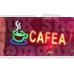 Panou reclama LED CAFEA de exterior